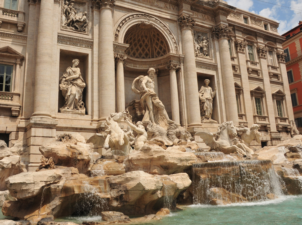 Rome-Trevi_fountain by CHEWEY