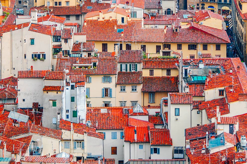 Florence rooftops by Ajay