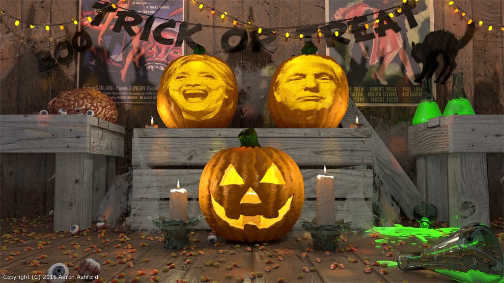 Trick or Treated by aaronatosu