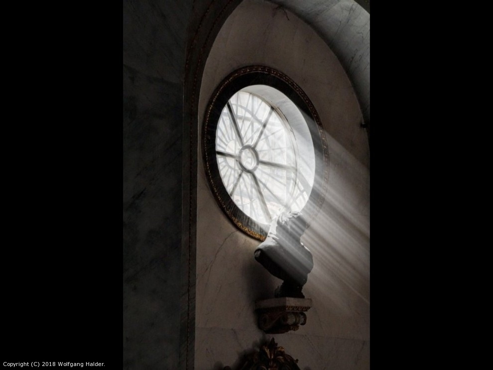 Inside a church in Italy by Wolfgang Halder