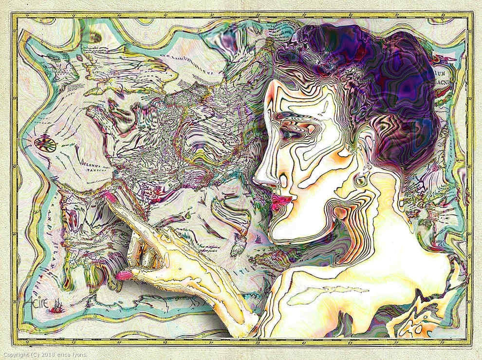 The Map Reader by erica lyons