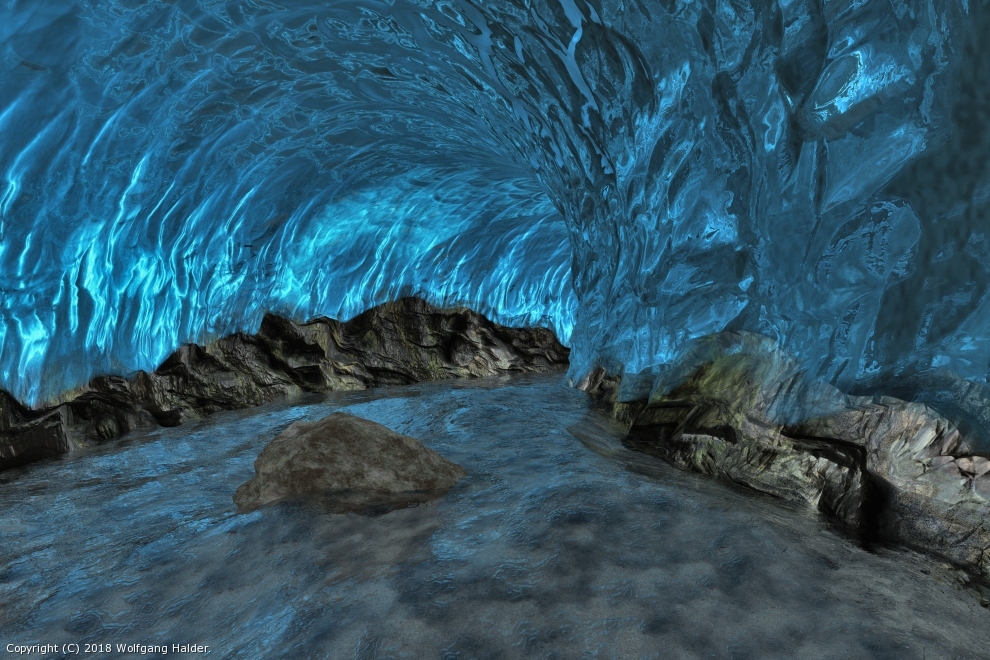 Ice Cave by Wolfgang Halder