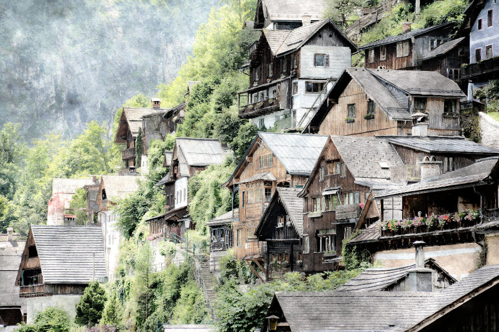 Alps WaterColor by Jill Li