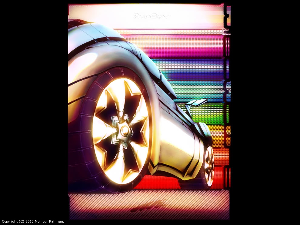 AUTOMOBIM Illustration by Mohibur Rahman