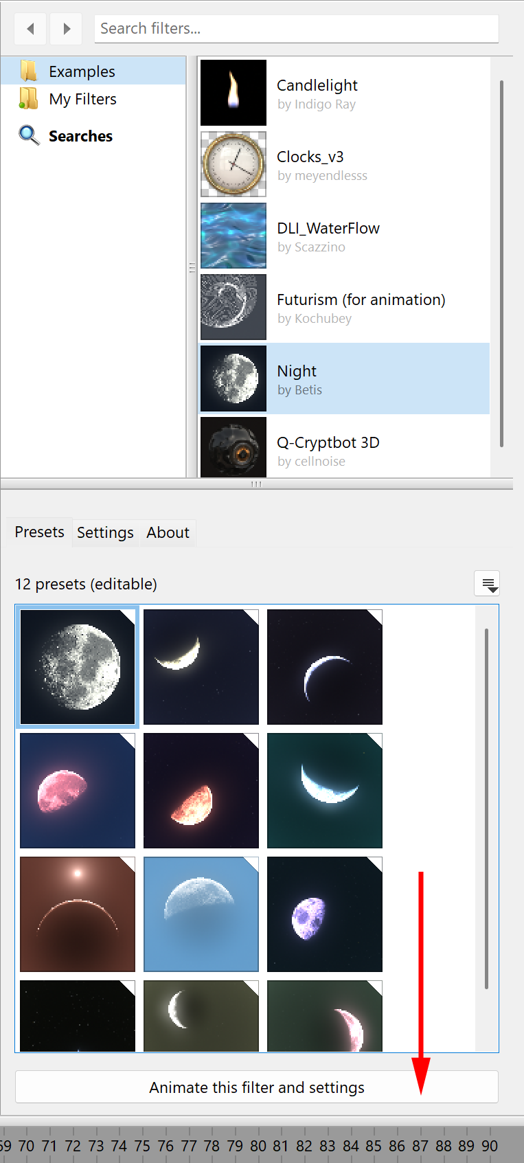 Animator Screenshot