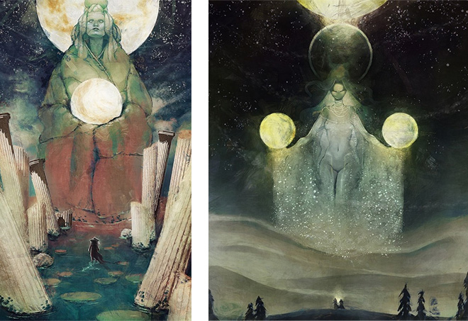 1. Temple. 2. God is a Woman.