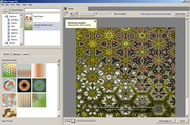 Variable Kaleidoscope