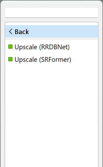 RRDBNet and SRFormer
