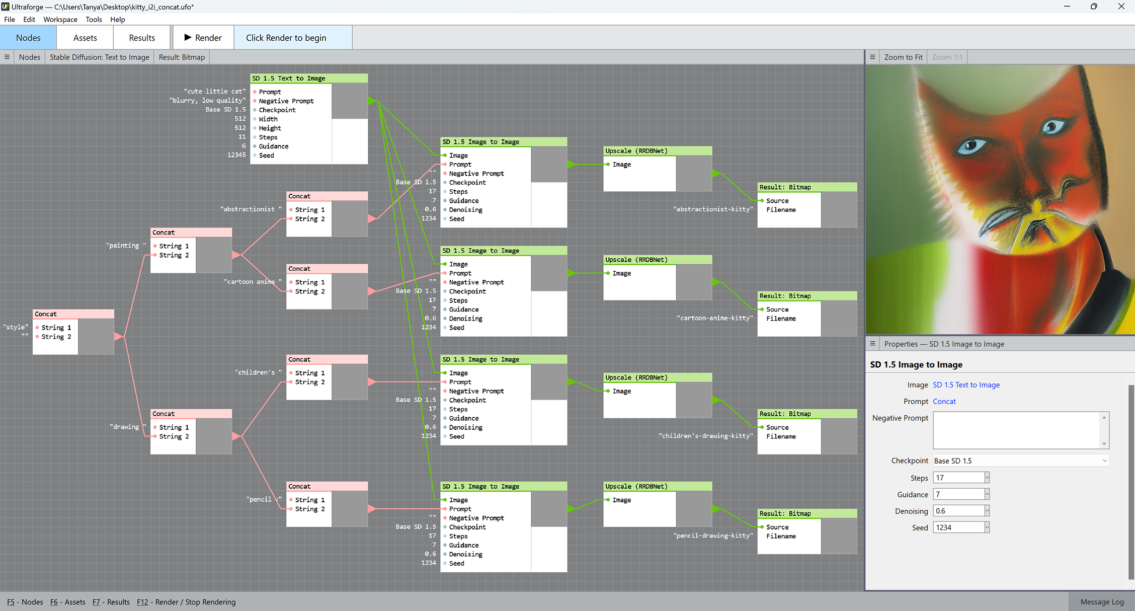 Concat component