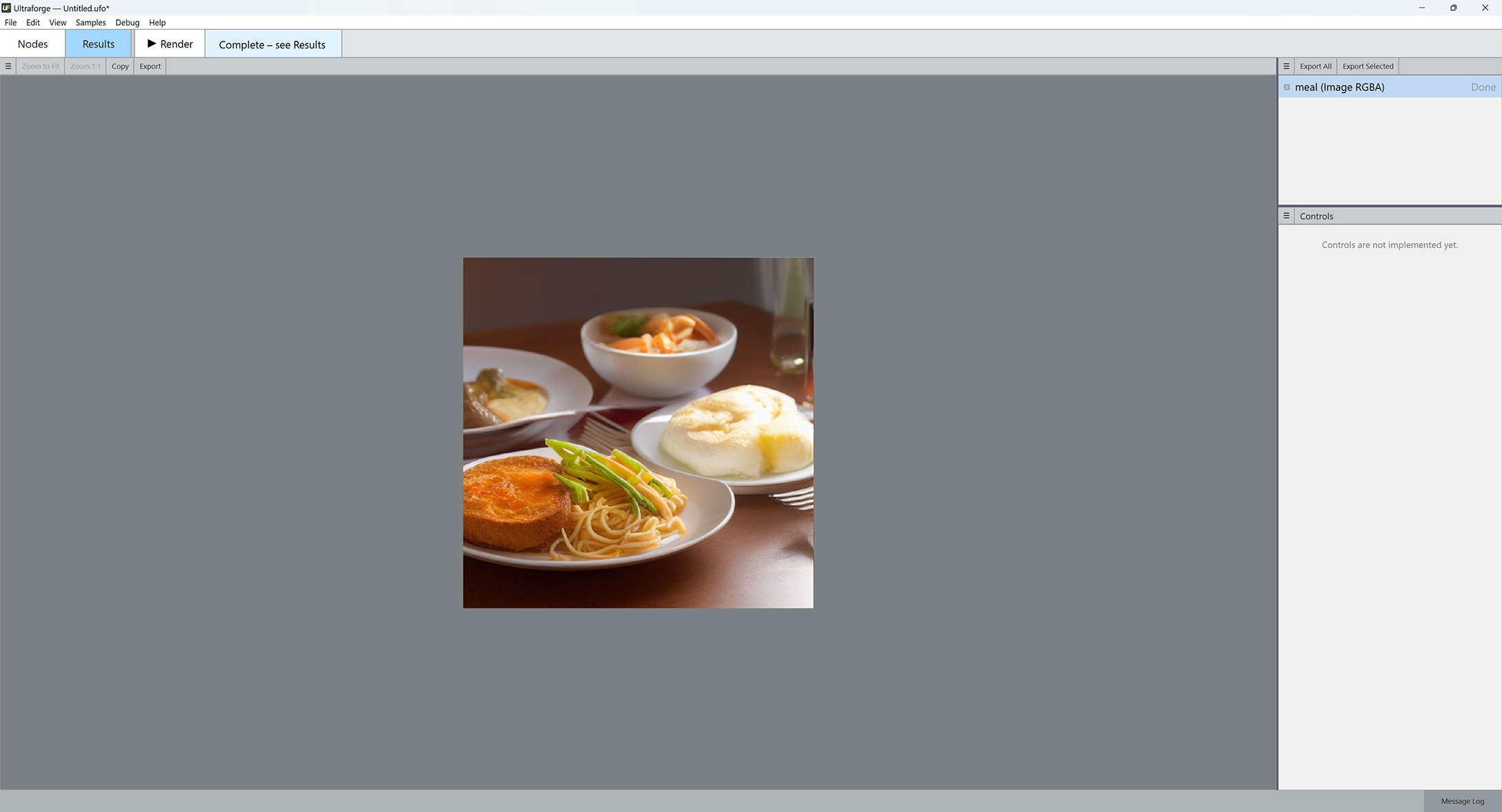 Result tab