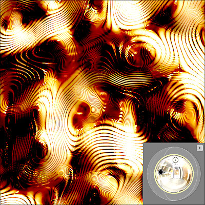 Wide negative light with a narrow positive light