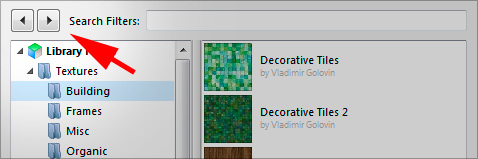 Back and Forward Navigation Buttons