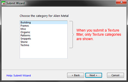 Submit Wizard