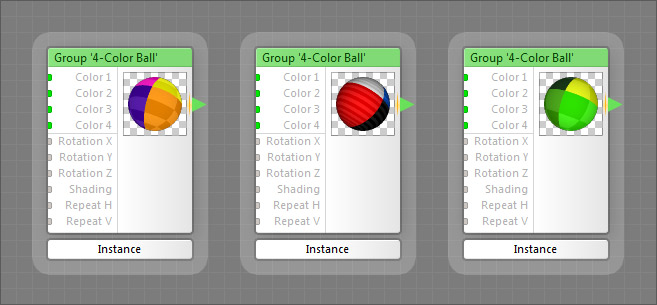Instanced groups