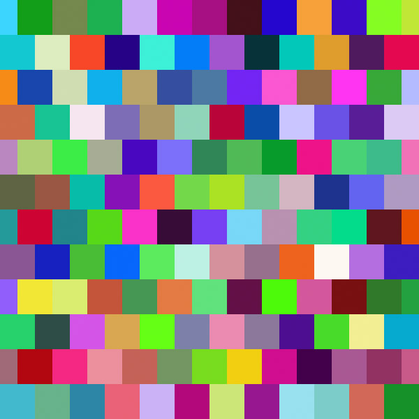 Randomly-colored Tile Pattern