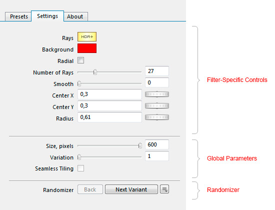 Settings Tab