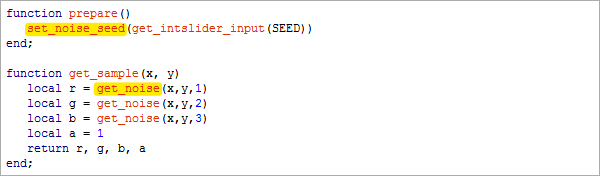 Uniform Noise Script Example
